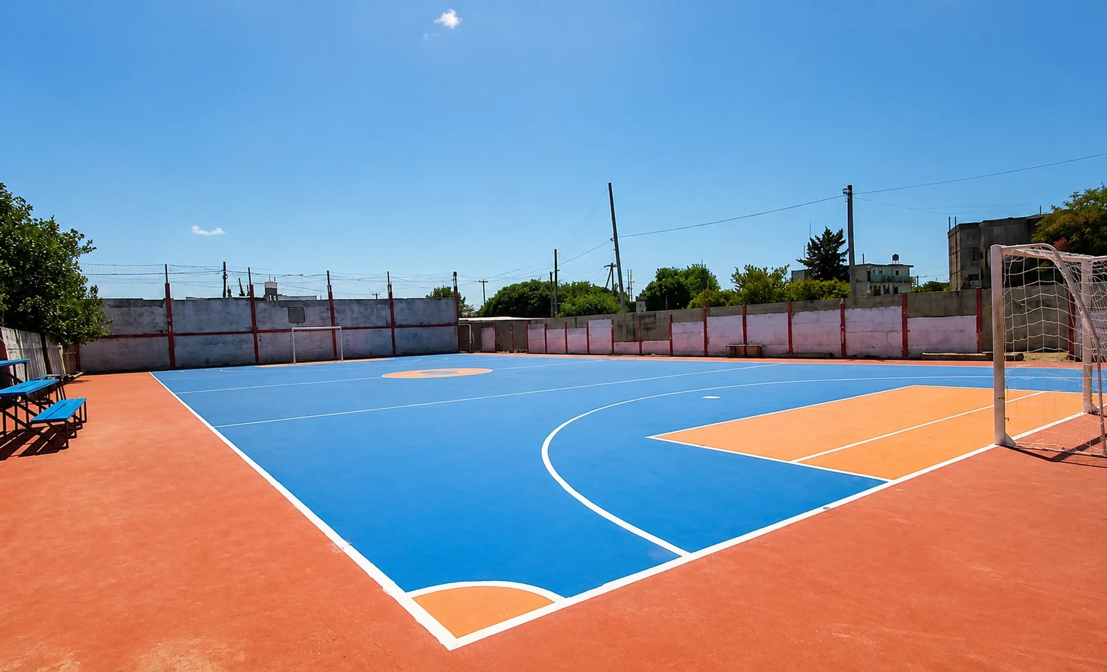 Cancha del Club Social y Deportivo 7 de Agosto en San Francisco Solano