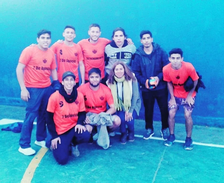 Handball en el Club 7 de Agosto